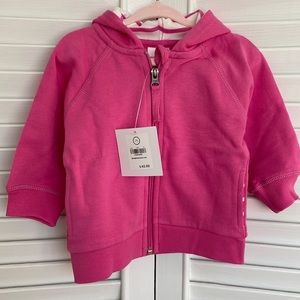 NWT Hanna Andersson bright baby basics bear hoodie 12-18 months